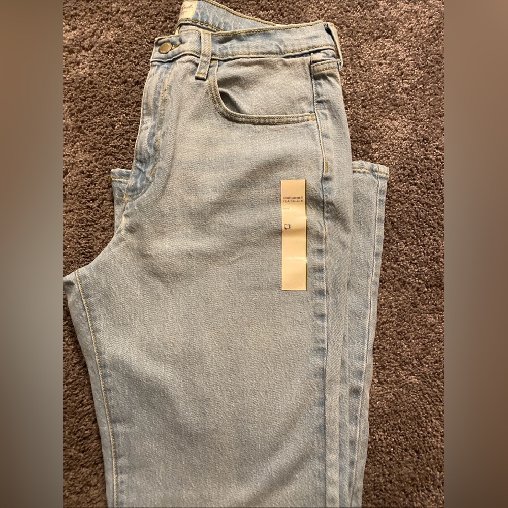 Long Tall Jeans 36” inseam Universal Thread Target High-Rise Flare Light Blue